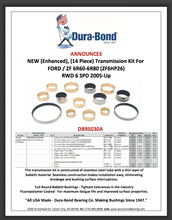 Load image into Gallery viewer, Transtar Super Master Transmission Rebuild Kit 6R80 09-17 Durabond Bushings Fi..