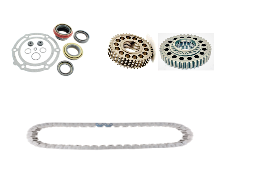 Early Magna MP3024HD NQH Transfer Chain Sprockets Gasket Seal 2007-2011
